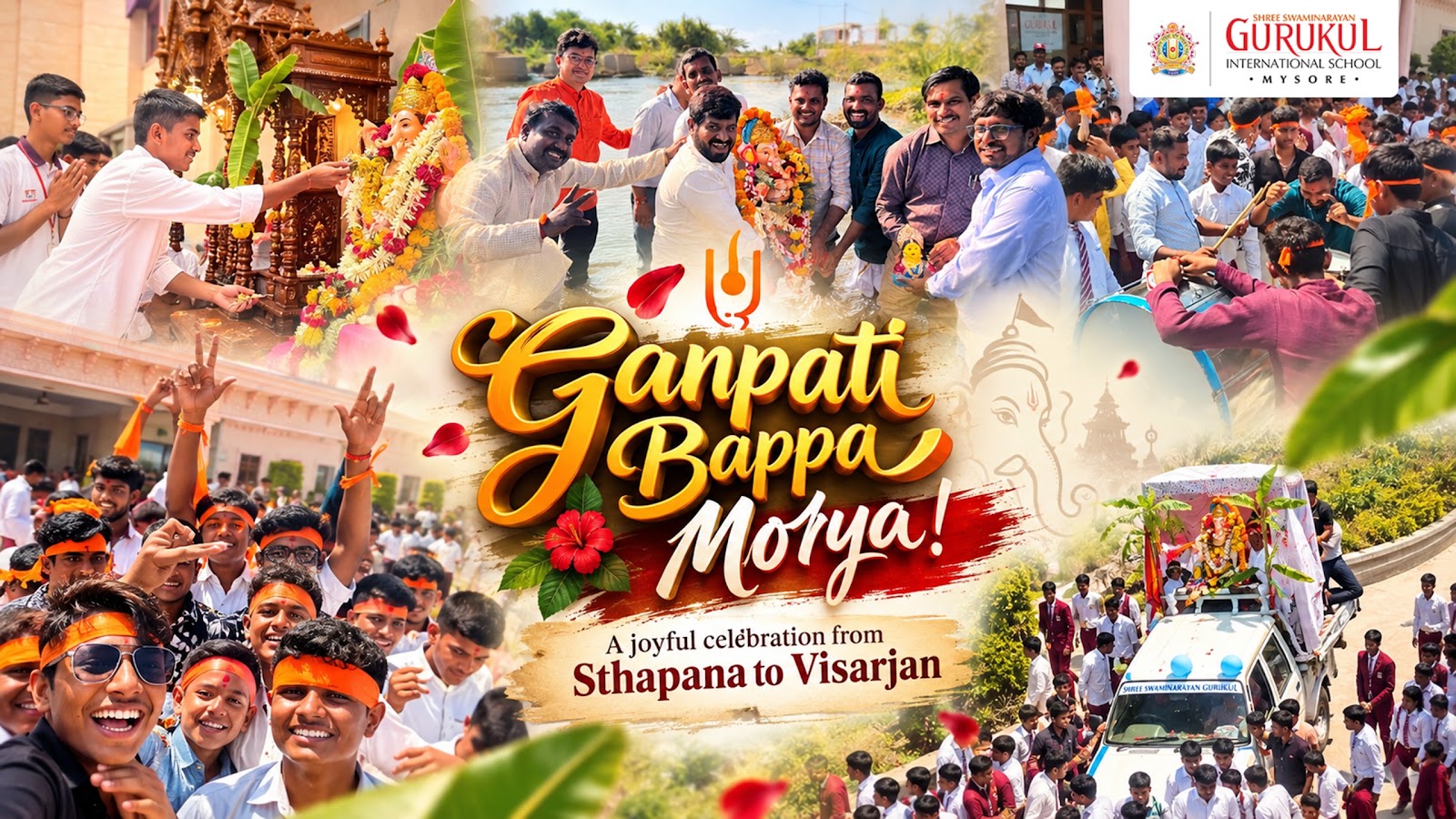 Ganpati Bappa Morya! A joyful celebration from Sthapana to Visarjan