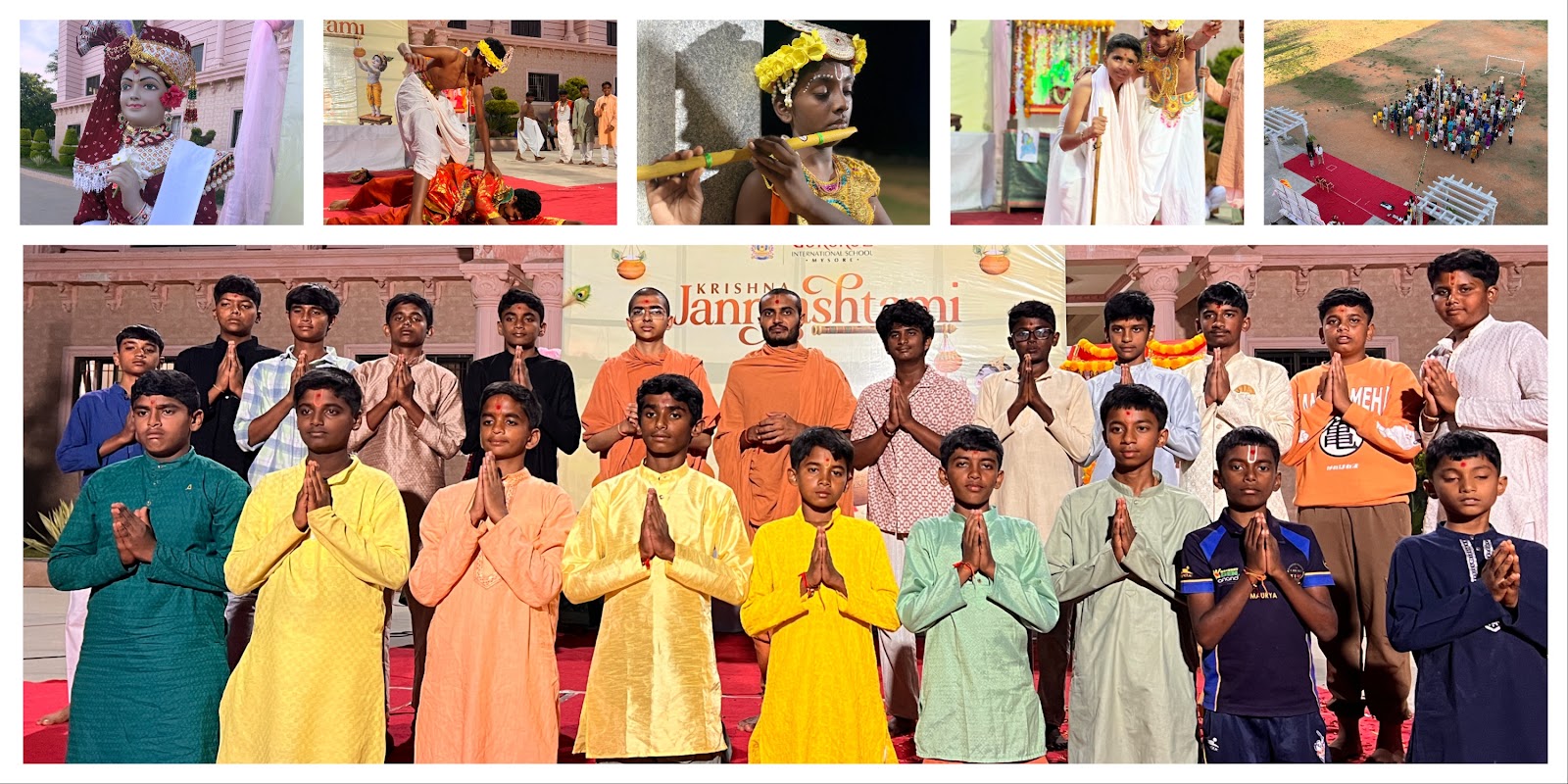 Spiritual and Cultural Celebration of Janmashtami at Hostel