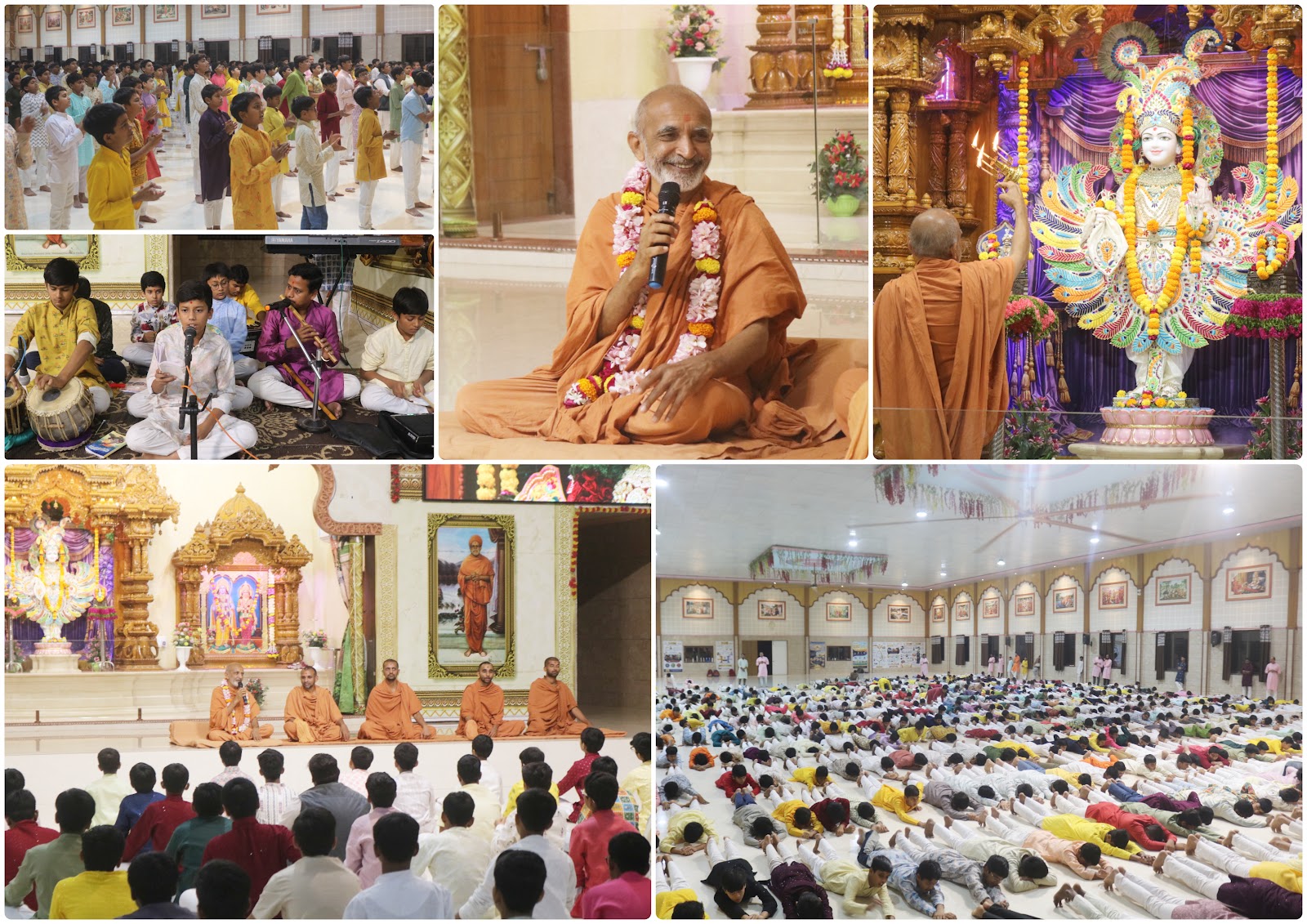 Param Pujya Shri Krushnpriydasji Swami Visit The Campus