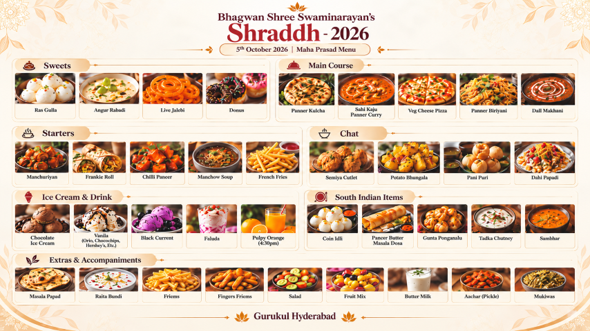 Festive Shraddh 2026 Maha Prasad Menu